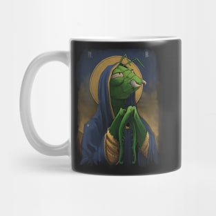 A real praying mantis Mug